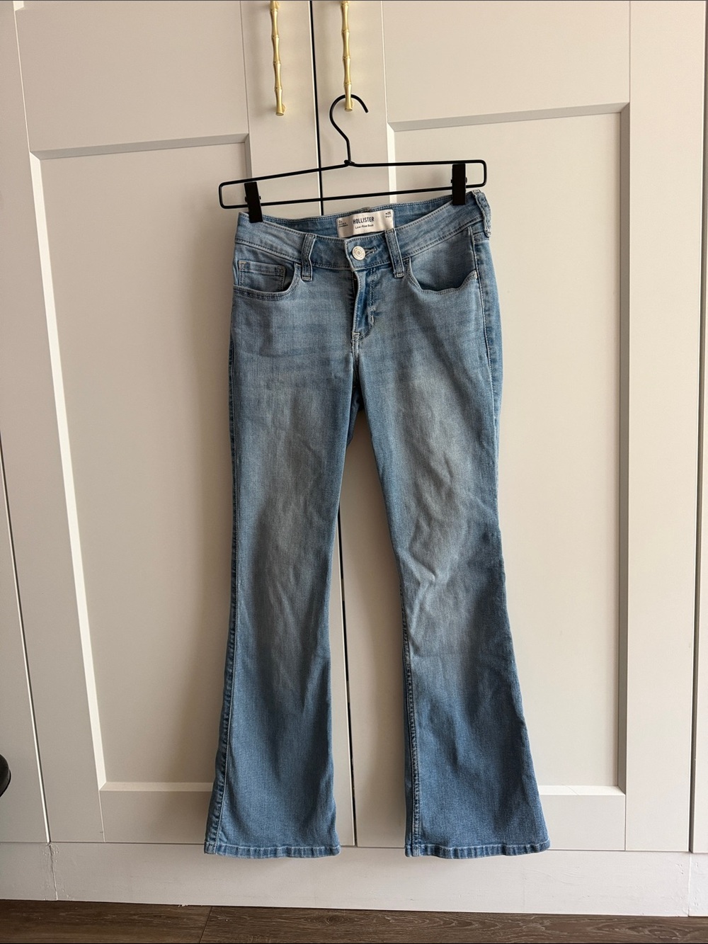 Low rise boot cut